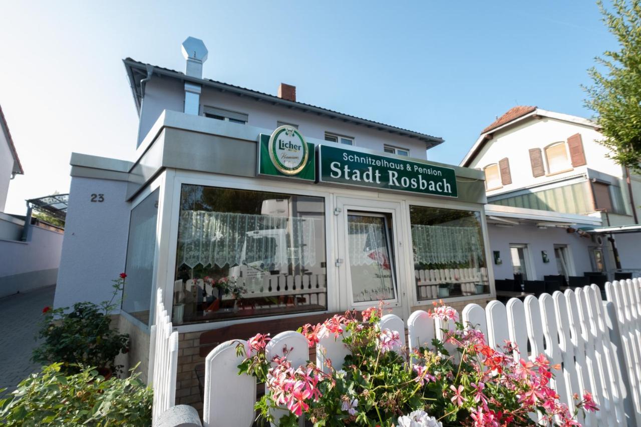 Schnitzelhaus Und Pension Stadt Rosbach Rosbach vor der Höhe Buitenkant foto