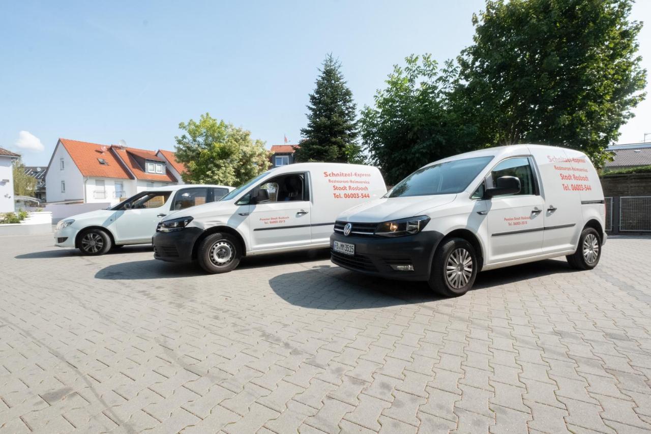 Schnitzelhaus Und Pension Stadt Rosbach Rosbach vor der Höhe Buitenkant foto