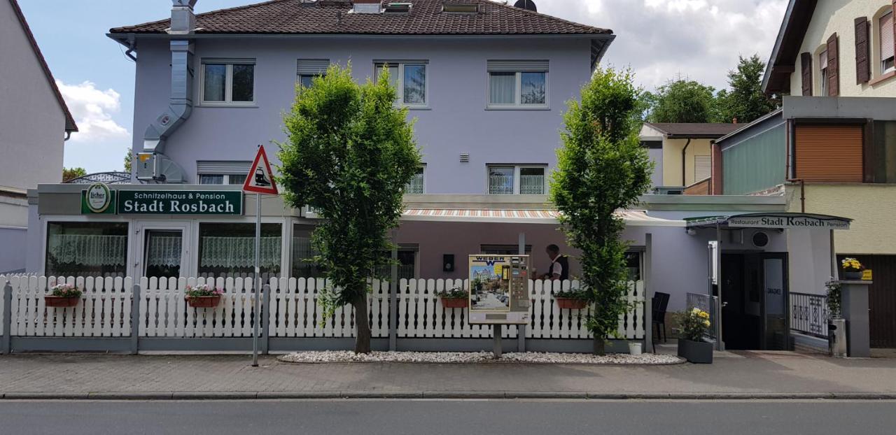 Schnitzelhaus Und Pension Stadt Rosbach Rosbach vor der Höhe Buitenkant foto